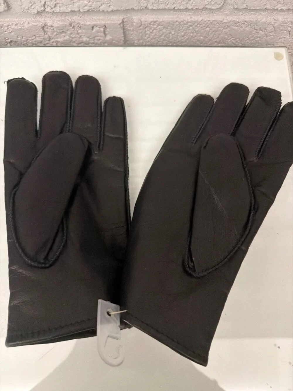 3M Thinsulate Black Leather Women's Winter Gloves Size L